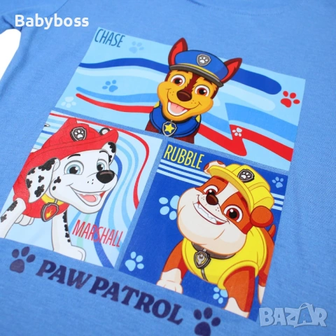 Тениска за момче Пес Патрул, снимка 2 - Детски тениски и потници - 53629707