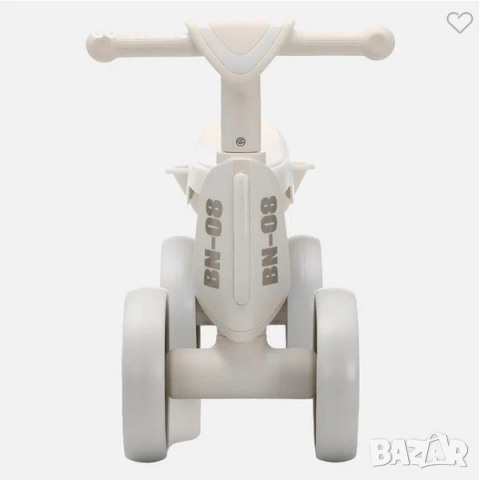 Детско колело за баланс Mercado Trade, Със звук и светлина, Бежов, снимка 4 - Детски велосипеди, триколки и коли - 53456965