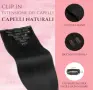 Doupor естествени екстеншъни за коса с щипки, 100% естествена коса, 45 см, 100 грама, A01-18-1B, снимка 3
