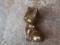 Месингово коте статуетка, фигурка , снимка 4