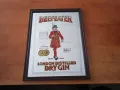 ПРОМО ЦЕНА Огледална Ретро Реклама на BEEFEATER Размери 25/35 см. Внос от Германия, снимка 1