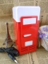 ThreeH  Мини червен USB хладилник, снимка 6