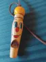 Свирка -  дървена ръчно рисувана с кожена връзка, снимка 4
