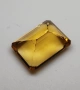 Рядък голям 15.39кт естествен жълт цитрин – VVS чистота, емералд кът, Африка! Нов!, снимка 7