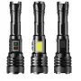 Мощен акумулаторен фенер с XHP160 и COB, снимка 2