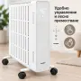 Маслен радиатор KAMINER Arvell 2500 W c WiFi — черен или бял, снимка 7