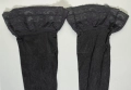 Bellevue Satin Sheers 15 den нови черни силиконови чорапи, снимка 6
