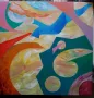 картина абстракция, снимка 4