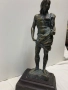 Бронзова статуетка на младеж, снимка 6