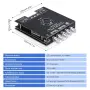 ZK-HT21 Bluetooth 2.1 канален аудио усилвател 160W×2+220W, снимка 7