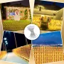 THKFUL Коледни мрежести светлини за открито,3 X 2 м,200LED, Студено бяло, снимка 6