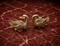 МИНИАТЮРЕН ВИНТИДЖ КОМПЛЕКТ – ДВЕ ДЕКОРАТИВНИ ПАТЕТА 🦆, снимка 2