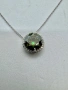 Сребърно колие с мойсанит (Диамант) 5 карата, снимка 7