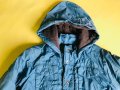 114см френско зимно яке La Redoute синьо зелено тюркоаз, снимка 4