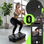 Вибрационна платформа 150W с Bluetooth, дистанционно и ластици – до 150 кг, снимка 3