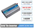 Grid Tie (Мрежов) инвертор за фотоволтаична централа 36V - 230V 1400W, снимка 1