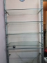 Спешно 4×стъклени рафтове/стелажи за оборудване на магазин, снимка 4