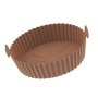 3913 Силиконова тавичка за еър фрайър подложка за Airfryer, снимка 8