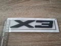 черна емблема BMW X3, снимка 3