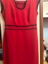 Червена рокля Dika размер 38 , снимка 3
