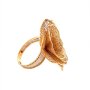 Златен дамски пръстен 4,55гр. размер:57 14кр. проба:585 модел:18909-1, снимка 3