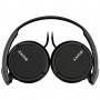 Аудио слушалки On Ear Sony MDR-ZX110B, Черни/бели