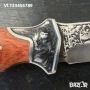 Инкрустиран ловен нож -175х320 мм, снимка 3