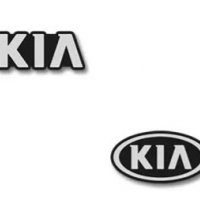 Нови алуминиеви емблеми ”KIA” - 35 мм. / 8 мм., снимка 1 - Аксесоари и консумативи - 40054513