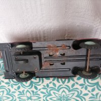 Стара ламаринена играчка пожарна , снимка 4 - Антикварни и старинни предмети - 41103731