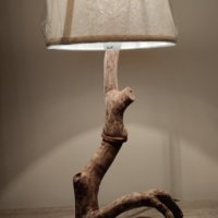 Настолна лампа в стил Driftwood, снимка 4 - Настолни лампи - 39946789