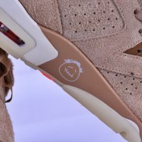 Nike AirJordan Retro 6 British Khaki, снимка 9 - Маратонки - 44313845