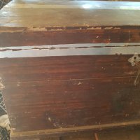 Дървен съндък и куфар, снимка 4 - Антикварни и старинни предмети - 42313108