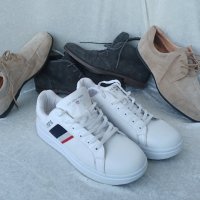 КАТО НОВИ кларкове 44 - 45 original  AM®, 100% естествена кожа = велур, GOGOMOTO.BAZAR.BG®,КАТО НОВИ, снимка 16 - Спортно елегантни обувки - 44451198