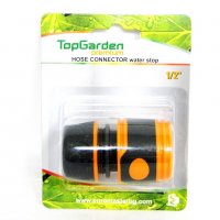 2195 Конектор за маркуч Top Garden със стоп 1/2″, снимка 3 - Градински инструменти - 33829531