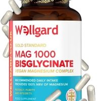 Нови Wellgard Mag 1000 Магнезиев Бисглицинат Помагат за Сън Чувствителен Стомах, снимка 1 - Електрически самобръсначки - 42633990