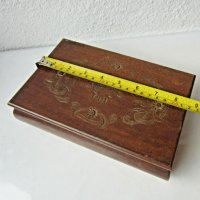 дървена стара красива кутия с дърворезба, снимка 4 - Други - 33808957