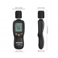 Цифров тестер с LCD за измерване на обема на шума и мониторинг на децибелите, 30-130dB, снимка 3 - Друга електроника - 35665373