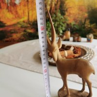 Дървена фигура антилопа, снимка 4 - Декорация за дома - 41510411