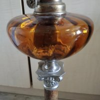 Стара газова /газена/ лампа, снимка 3 - Антикварни и старинни предмети - 41471837