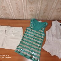Летни дамски дрехи размер S/M, снимка 7 - Тениски - 36820605