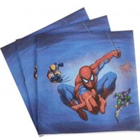 спайдърмен спайдермен Spiderman 10 парти салфетки, снимка 1 - Други - 18820885