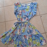 Нови роклички в синьо и лилаво , снимка 3 - Рокли - 41934483