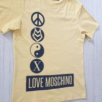 LOVE MOSCHINO Cotton Made in Italy Mens  Size L ОРИГИНАЛ! Мъжка Тениска!, снимка 6 - Тениски - 40565531