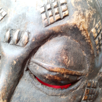 Старинна африканска маска. Йоруба., снимка 3 - Антикварни и старинни предмети - 44820913
