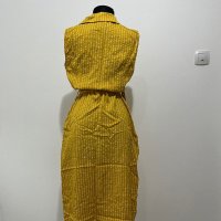Жълта дамска рокля, снимка 8 - Рокли - 41772825