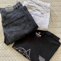 Zara, Pull & Bear, Bershka, Stradivarius дънки и тениска, размер 36-38, снимка 2 - Дънки - 41658716