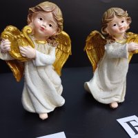 Златен ангел от висококачествен полирезин -модел А и Б, снимка 4 - Статуетки - 42689788