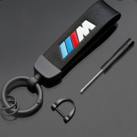 Кожен Ключодържател BMW M, снимка 1 - Подаръци за мъже - 35972572