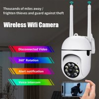 Камера за сигурност 2.4G WIFI камера Външна PTZ скорост Безжична IP камера CCTV 4X цифрово увеличени, снимка 1 - Камери - 41596931