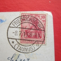 Стара картичка снимка марка 1919 , снимка 5 - Колекции - 36070600